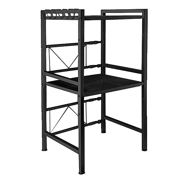 JEOBEST Regalelement Küchenregal Mikrowellenregal 3-Stufig, Erweiterbares günstig online kaufen