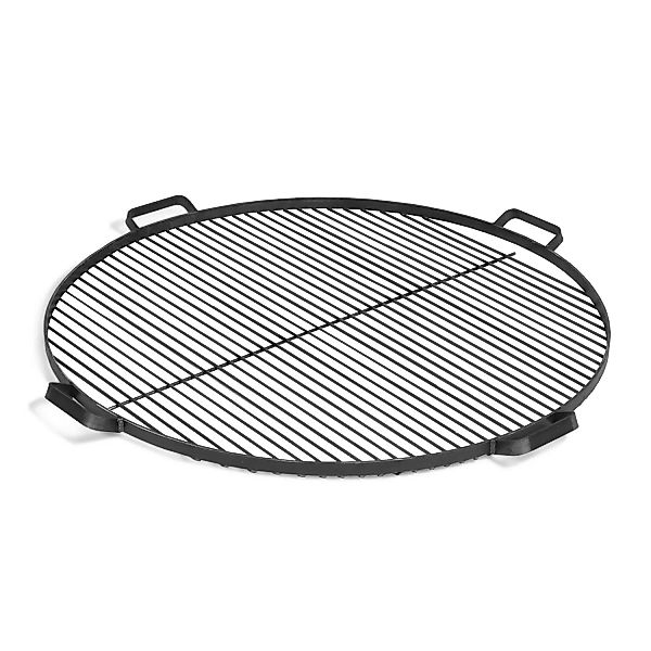 CookKing Grillrost Stahl Inkl. 4 Griffen für Feuerschalen Ø 80 cm Schwarz günstig online kaufen