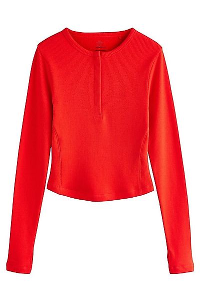 Next Blusenshirt Langarm-Thermoshirt mit Henley-Kragen (1-tlg) günstig online kaufen