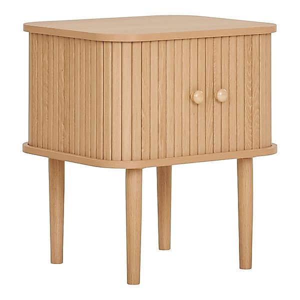 House Nordic Beistelltisch Jalousientüren, Eichefarbig, MDF günstig online kaufen