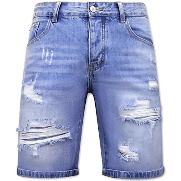 Enos  7/8 & 3/4 Hosen Shorts Mit Löchern Denim günstig online kaufen