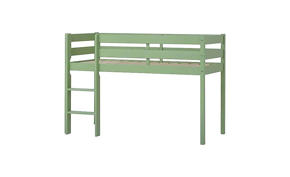 Hoppekids Halbhochbett   ¦ grün ¦ Maße (cm): B: 76 H: 114 Betten > Bettgest günstig online kaufen