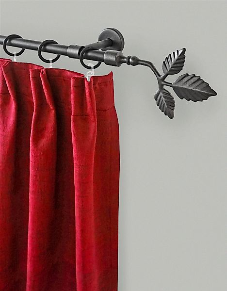 GARESA Gardinenstange "RUSTIKA" Ø 16 mm 1 läufig-läufig Wunschmaßlänge rust günstig online kaufen