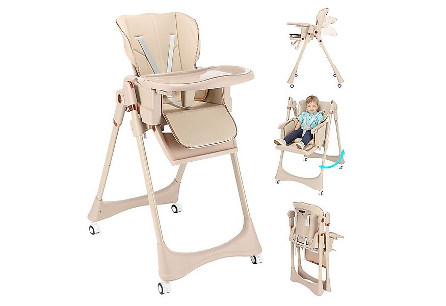 oyajia Kinderstuhl 3in1 Babywippe für Kinder, höhenverstellbar klappbar (Ba günstig online kaufen