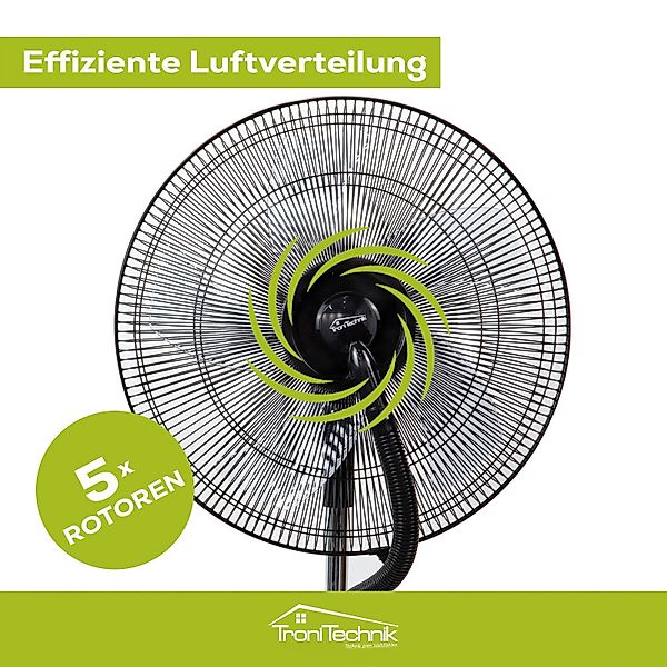 TroniTechnik Standventilator Standventilator SV05, 40 cm günstig online kaufen