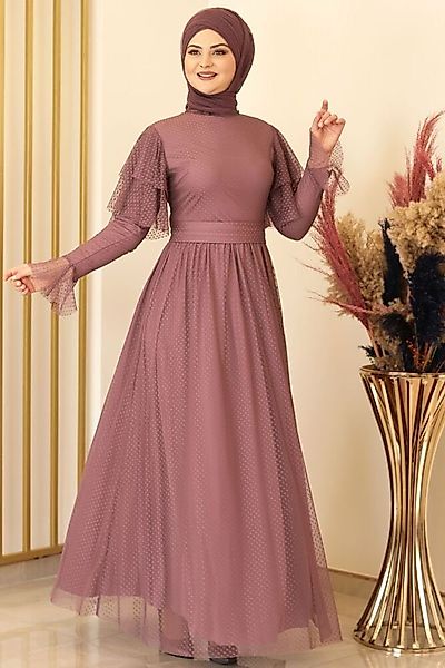 Modavitrini Tüllkleid Abendkleid aus gepunktetem Tüll günstig online kaufen