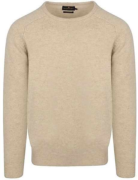 Steppin' Out Pullover Lammwolle Greige - Größe XL günstig online kaufen