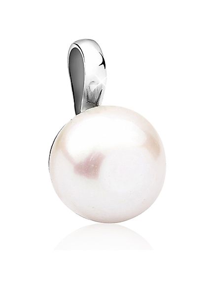 Nenalina Kettenanhänger Süßwasserperle Klassisch Elegant 925 günstig online kaufen