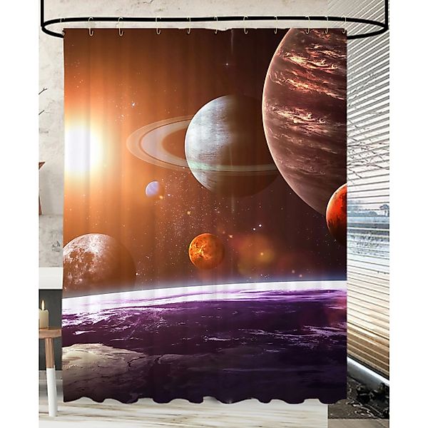 SANILO Duschvorhang Planeten 180 x 200 cm günstig online kaufen