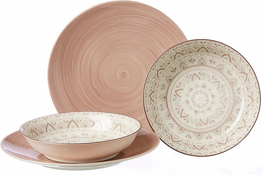 Ritzenhoff & Breker Tafelservice "Teller Set, Geschirr-Set Valencia" 4 Teil günstig online kaufen