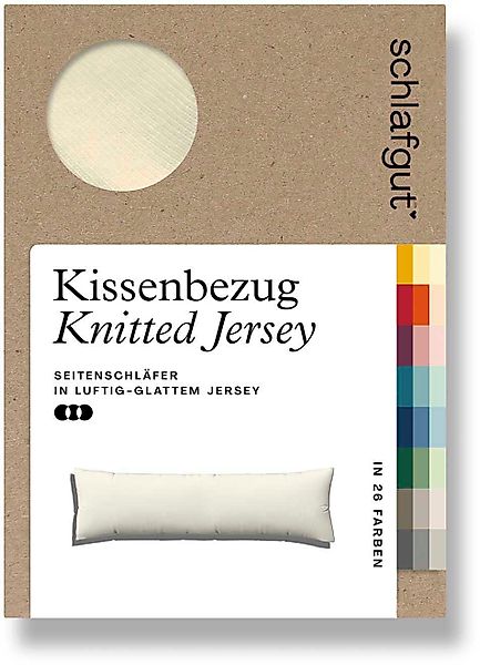 Schlafgut Seitenschläferkissenbezug Pure Seitenschläferkissen, (1 Stück), günstig online kaufen