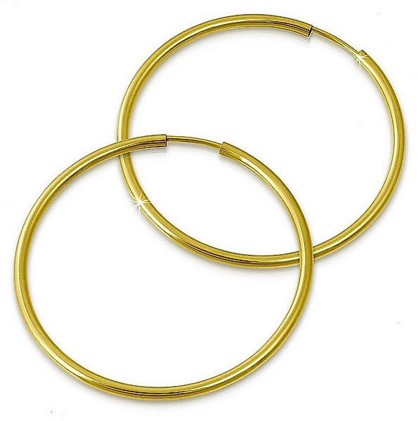 GoldDream Paar Creolen GoldDream Gold Ohrring Creolen 50mm (Creolen), Damen günstig online kaufen