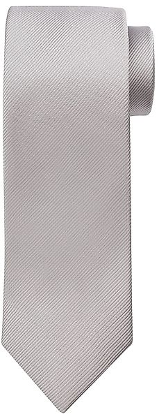 Krawatte Seide Silber Uni F48 - günstig online kaufen