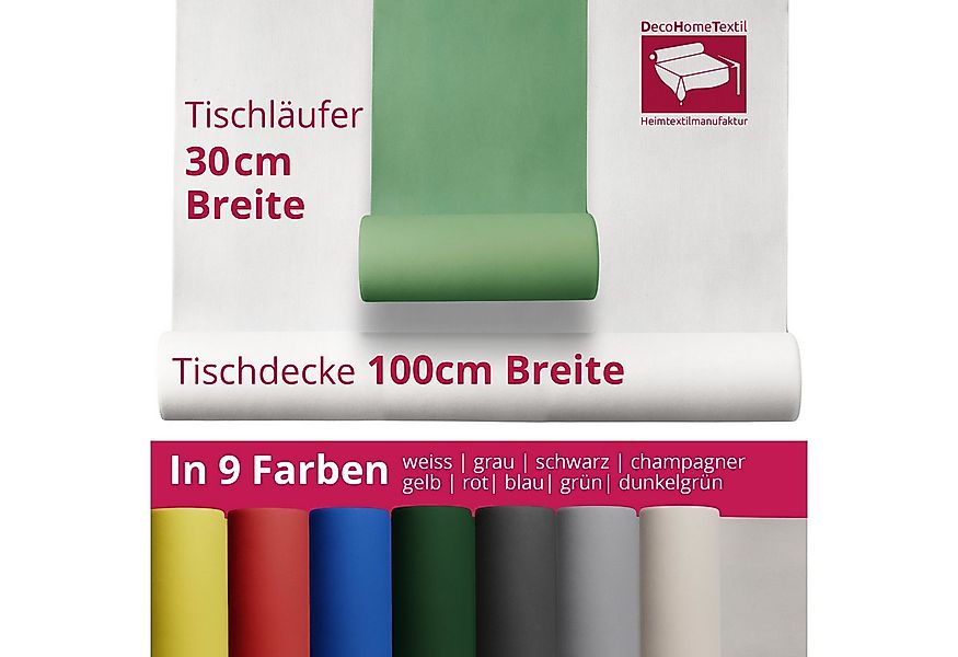DecoHomeTextil Heimtextilmanufaktur Tischdecke Rolle Vliesstoff Tischläufer günstig online kaufen