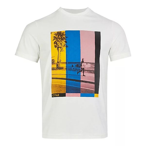 O´neill Color Tv Kurzärmeliges T-shirt 2XL Powder White günstig online kaufen