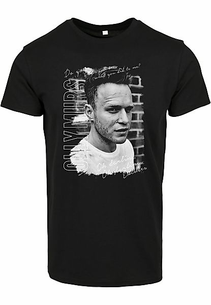 Merchcode Kurzarmshirt "Merchcode Herren Olly Murs Lyrics Tee", (1 tlg.) günstig online kaufen