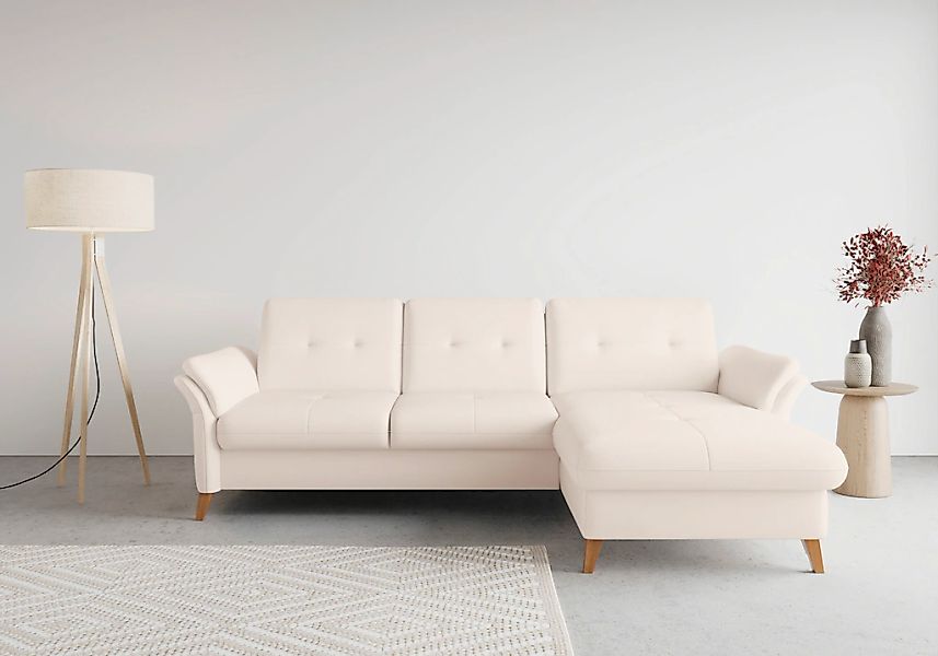 sit&more Ecksofa "Göteborg", Sitztiefenverstellung und Federkern, wahlweise günstig online kaufen