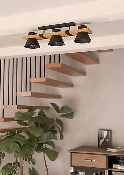 EGLO Deckenleuchte »MACCLES« E27 1 Stk. Deckenleuchte, Wohnzimmerlampe, Hol günstig online kaufen