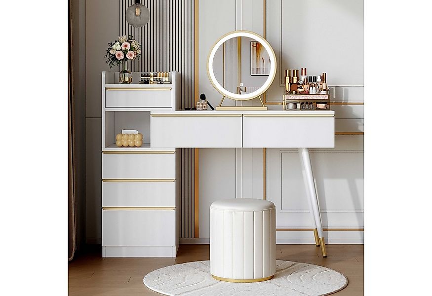 BlingBin Schminktisch Frisiertisch Frisierkommode (1-St., 6 Schubladen und günstig online kaufen