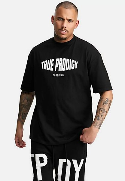 trueprodigy Oversize-Shirt Miguel Logoprint Rundhals dicker Stoff günstig online kaufen