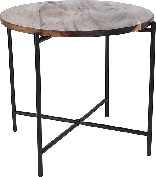 Koopman Beistelltisch Braun (1-St), Akazienholz, 45x38cm, günstig online kaufen