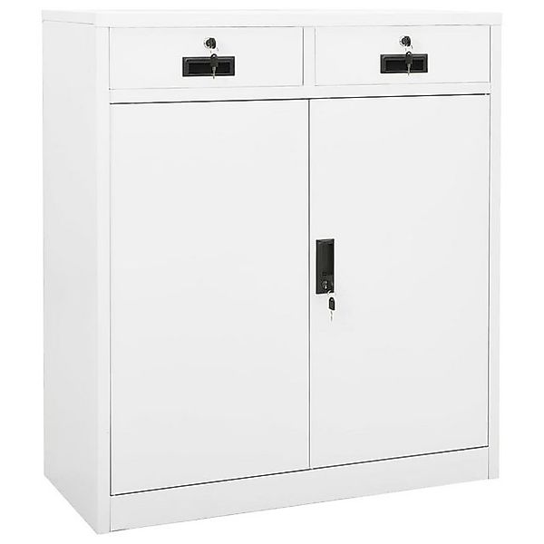 vidaXL Aktenschrank Büroschrank Weiß 90x40x102 cm günstig online kaufen