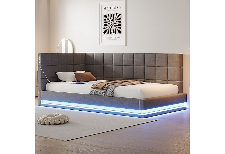 REDOM Schlafsofa Polsterbett,Funktionsbett,Jugendbett, Multifunktionales Po günstig online kaufen