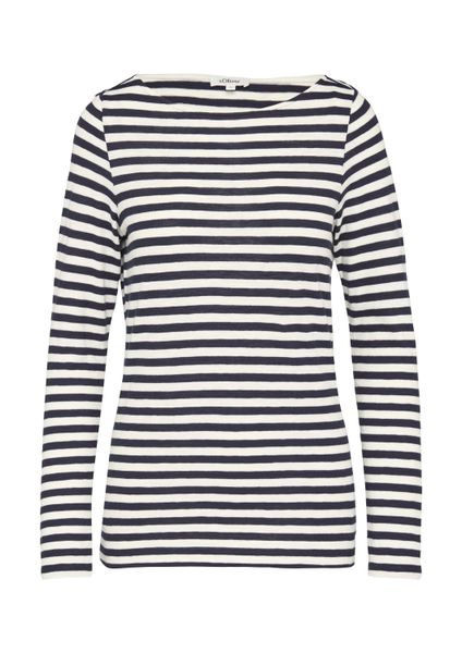 s.Oliver Langarmshirt T-Shirt SLAM Geringeltes Langarmshirt günstig online kaufen