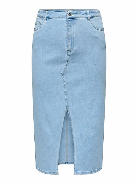 ONLY CARMAKOMA Jeansrock "CARSIRI FRONT SLIT SKIRT DNM GUA NOOS" günstig online kaufen