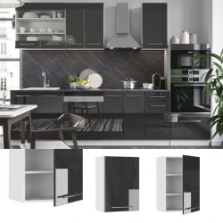 Vicco Hängeschrank Fame-Line, Anthrazit Hochglanz/Weiß, 50 günstig online kaufen