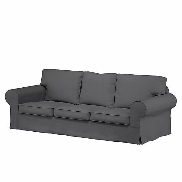 Bezug für Ektorp 3-Sitzer Schlafsofa, ALTES Modell, grau, Sofahusse Ektorp günstig online kaufen