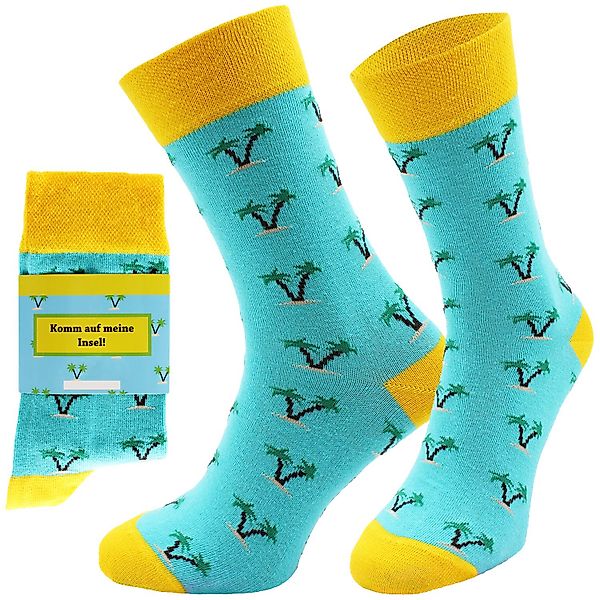 Chili Lifestyle Freizeitsocken INSEL Lustige Socken günstig online kaufen