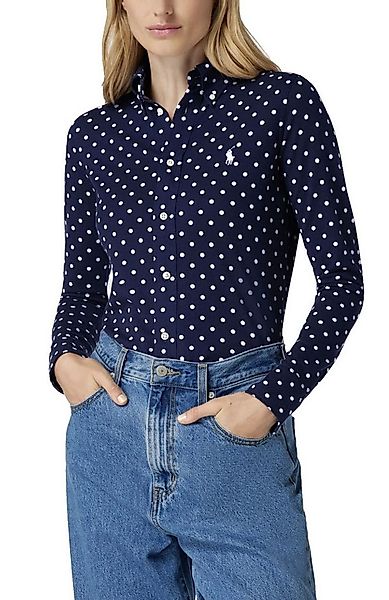 Polo Ralph Lauren Blusenshirt Damen Polka-Dot Hemdbluse „Heidi“ Souveräner, günstig online kaufen