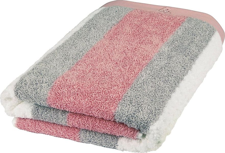 ROSS Duschtuch Harmony, Frottier (1-St), 100 % Baumwolle, Hoch Tief Struktu günstig online kaufen