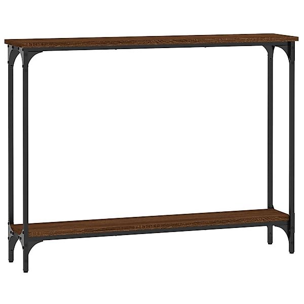 vidaXL Beistelltisch Konsolentisch Braun Eichen-Optik 100x22,5x75 günstig online kaufen