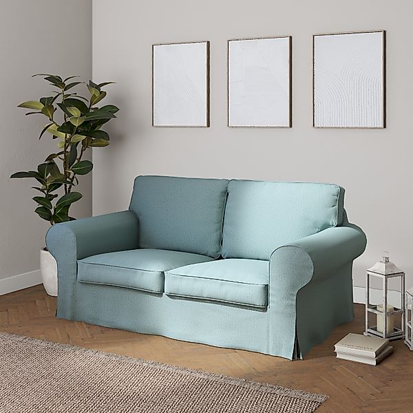 Bezug für Ektorp 2-Sitzer Sofa nicht ausklappbar, blau, Sofabezug für  Ekto günstig online kaufen