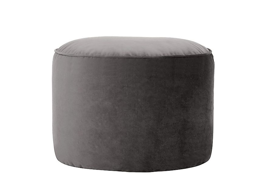 icon Pouf XL aus Plüschsamt „Milano“, mit Füllung günstig online kaufen