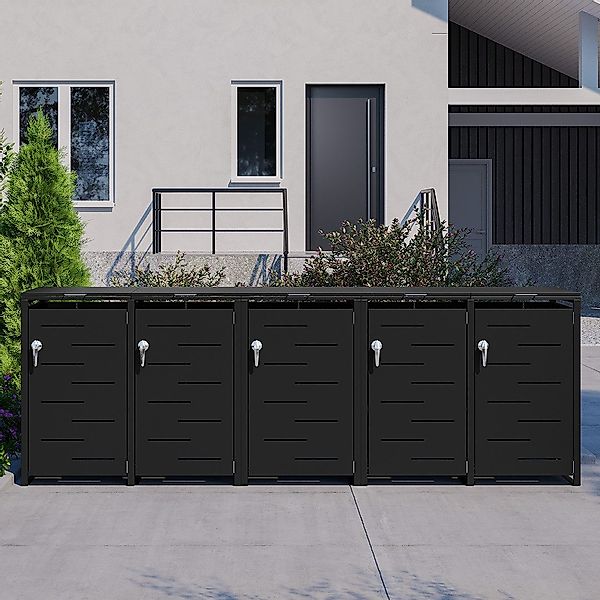 STEELSØN Mülltonnenbox Diorus 240L (Graphitschwarz, verfügbar günstig online kaufen