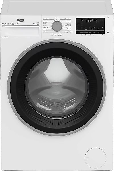 BEKO Waschmaschine, b300, B3WFU59415W2, 9 kg, 1400 U/min, SteamCure - 99% a günstig online kaufen