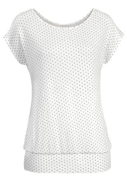 LASCANA Longshirt "mit breitem Bund" aus weichem Viskose-Stretch günstig online kaufen