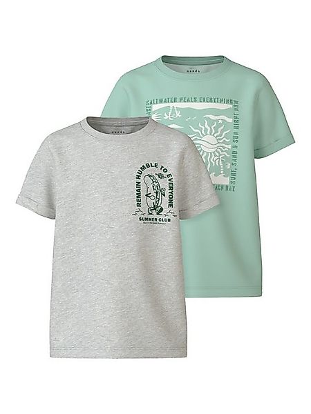 Name It Kurzarmshirt NKMVUX 2P SS TOP (Packung, 2-tlg) günstig online kaufen