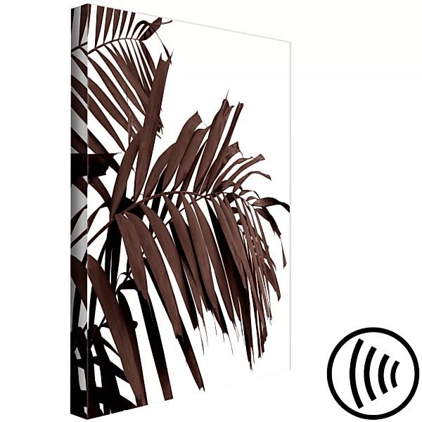Bild auf Leinwand Trockene Palmblätter – braune Blätter eines tropischen Ba günstig online kaufen