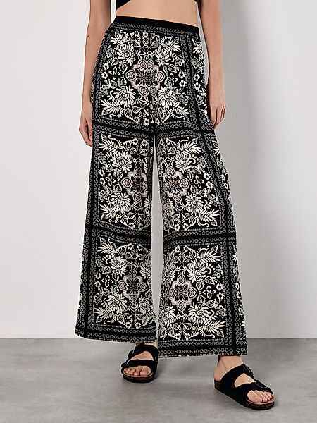 Apricot Stoffhose Kimono Scarf Print Flare günstig online kaufen