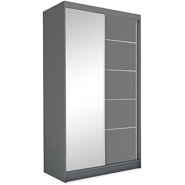 Beautysofa Schwebetürenschrank Marika (Garderobenschrank mit Spiegel günstig online kaufen