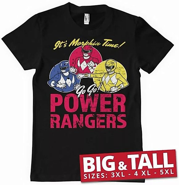 POWER RANGERS T-Shirt It'S Morphin Time Big & Tall T-Shirt günstig online kaufen