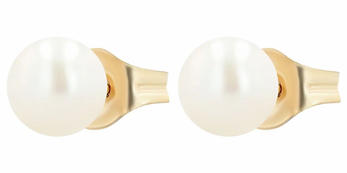 Adelia´s Paar Ohrhänger "Damen Ohrringe – Ohrstecker aus 333 Gold mit Perle günstig online kaufen