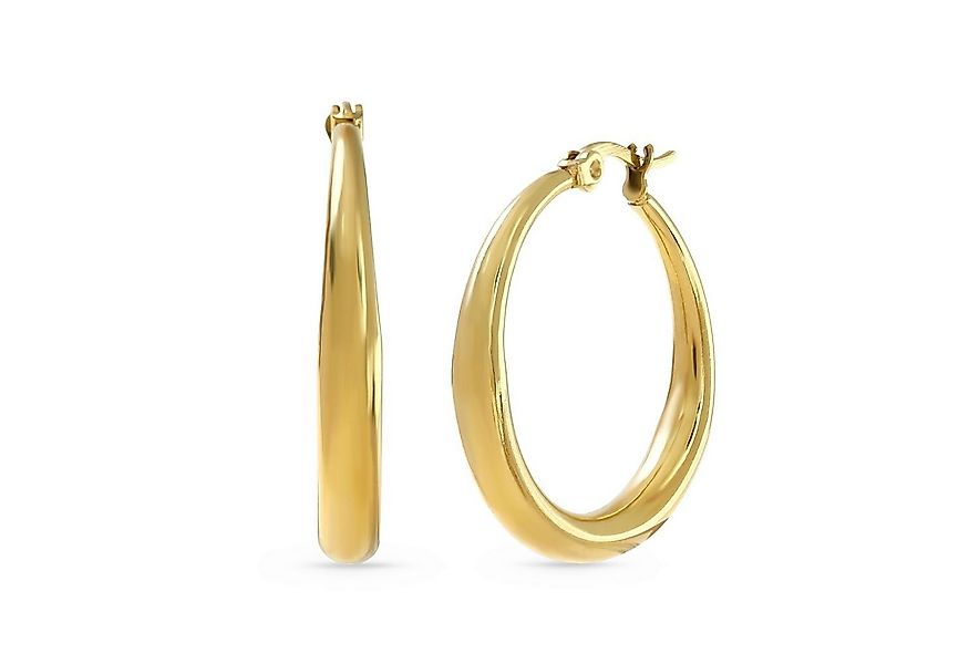 Made by Nami Creolen-Set Creolen Gold Ohringe Damen aus Edelstahl, Wasserfe günstig online kaufen