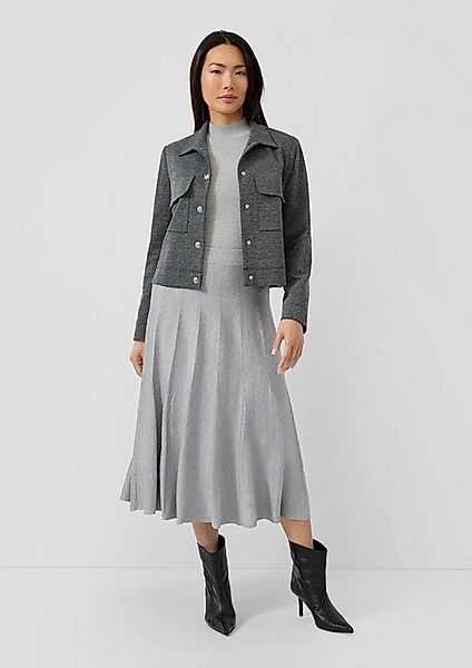 s.Oliver Midirock Rock Feinstrickrock in Midi-Länge mit Elastikbund und Gli günstig online kaufen