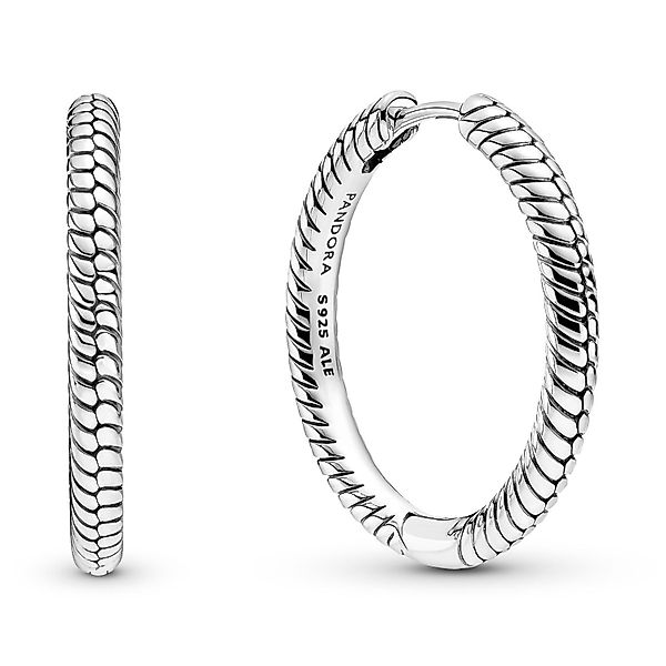 Pandora Paar Creolen Charm-e für Silber günstig online kaufen