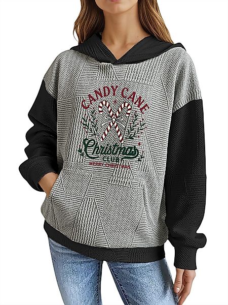 PYLIKE Hoodie Damen Kapuzenpullover mit Weihnachten günstig online kaufen
